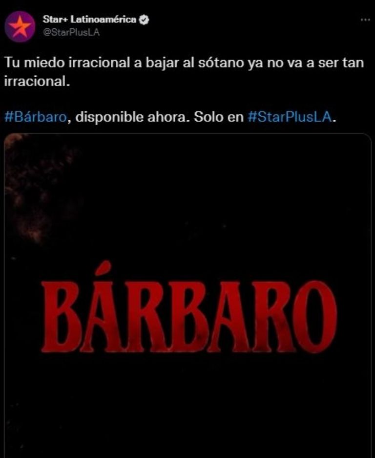 Barbarian película terror Disney