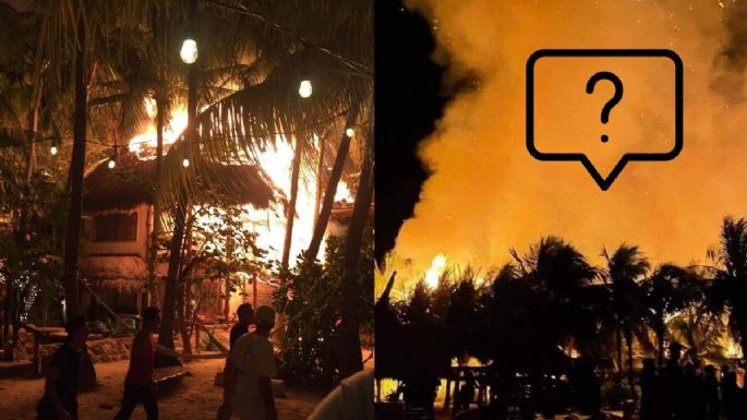 ¿Qué pasó en Holbox? Incendio consume dos hoteles y causa graves daños