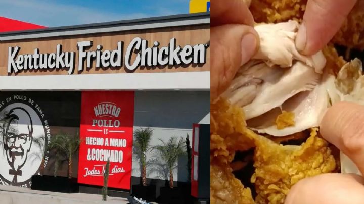 ¿La receta secreta? Denuncian pollo del KFC con GUSANOS y son exhibidos en VIDEO