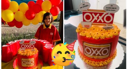 Niño celebra su cumpleaños con temática del OXXO y se hace VIRAL