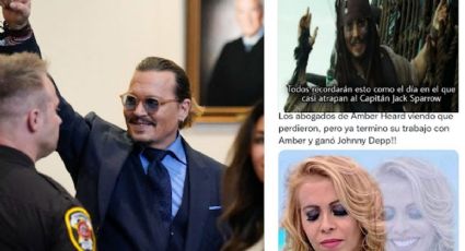 Johnny Depp gana juicio contra Amber Heard y los MEMES celebran en exceso