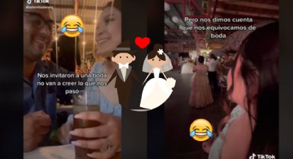 VIDEO: Se equivocan de boda y lo que hicieron después fue ÉPICO