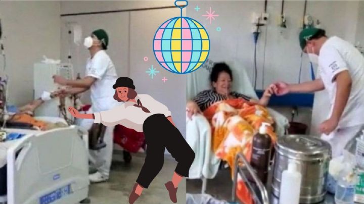 Enfermero se vuelve viral por bailar cumbias para alegrar a sus pacientes | VIDEO