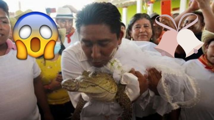 México Mágico: Alcalde de Oaxaca se CASA con caimán | FOTOS
