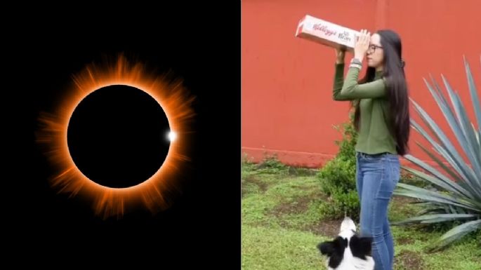 Eclipse Solar 2023: como ver el eclipse con una caja y sin lastimar tus ojos