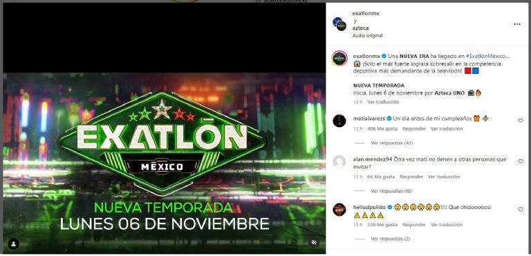 Exatlón México estrena nueva temporada y revela el inicio del show en TV Azteca