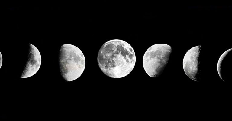 luna en sus diferentes fases