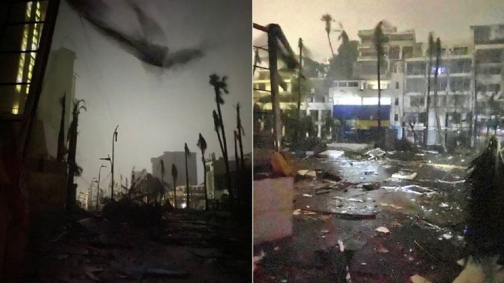Huracán Otis destruye la costa de Acapulco: así luce en FOTOS y VIDEOS