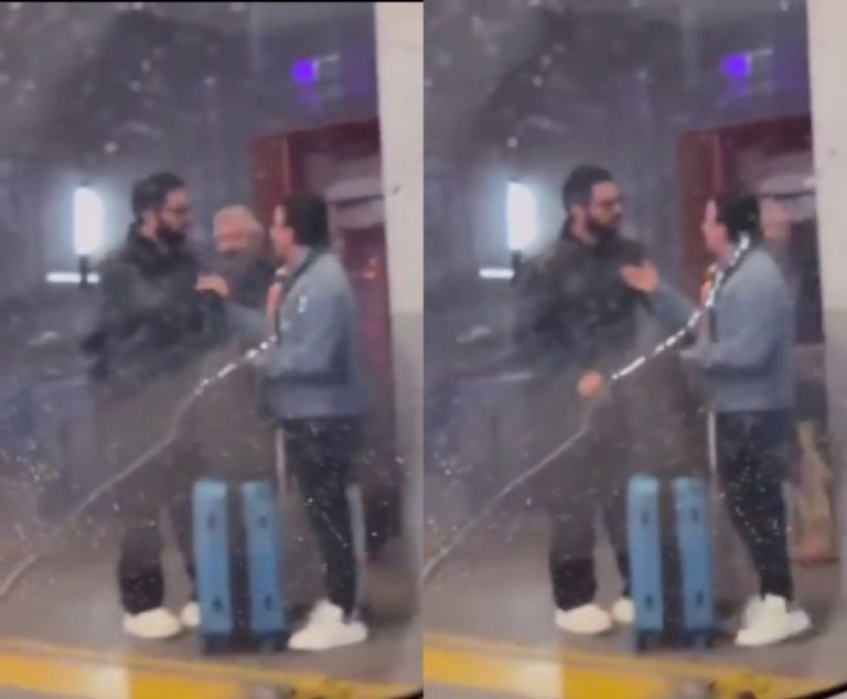 La pelea entre Adal Ramones y Poncho de Nigris sigue, los famosos se encontraron y hubo pelea en el aeropuerto, por lo que se ve en el vídeo de un usuario.