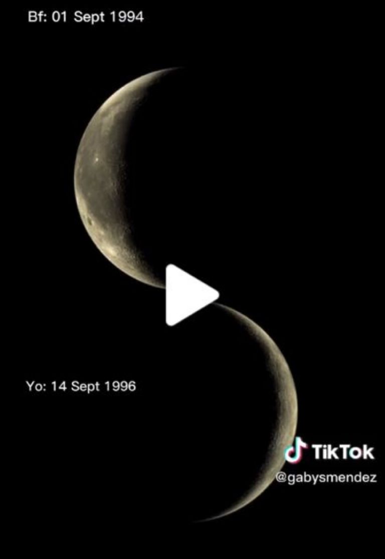 Trend de las lunas en pareja de TikTok