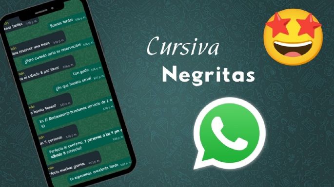 ¿Cómo poner negritas y cursivas en WhatsApp?