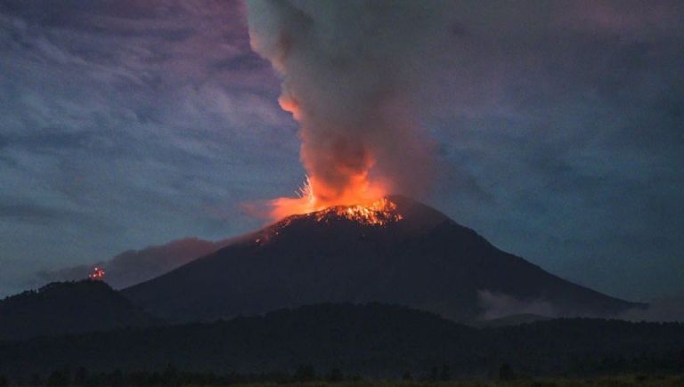Popocatepetl volcan miercoles 24 de mayo