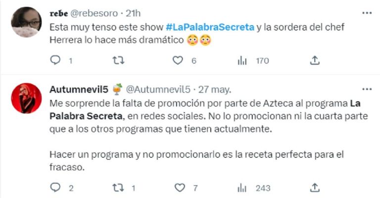 La palabra secreta se ha vuelto todo un éxito para TV Azteca