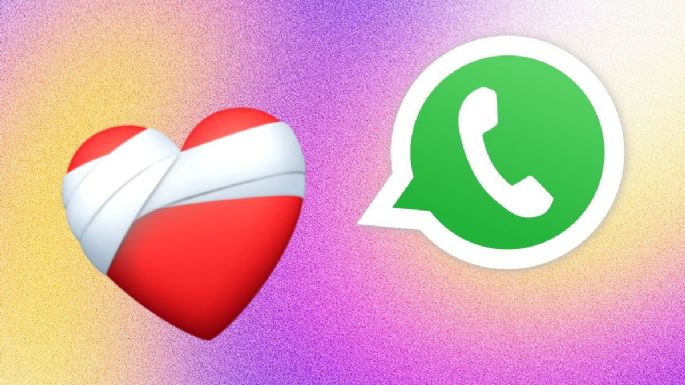 ¿Qué significa el emoji de corazón vendado en WhatsApp?