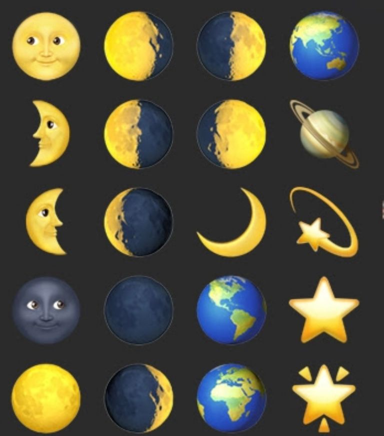 qué significa emoji luna negra whatsapp