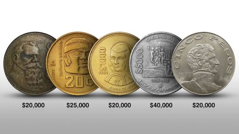 monedas mexicanas costosas