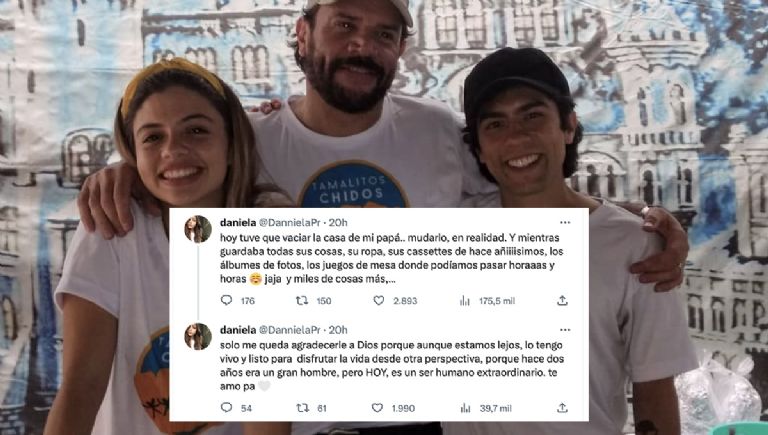 Daniela Parra, hija del actor de Televisa, comparte noticias nuevas de su padre