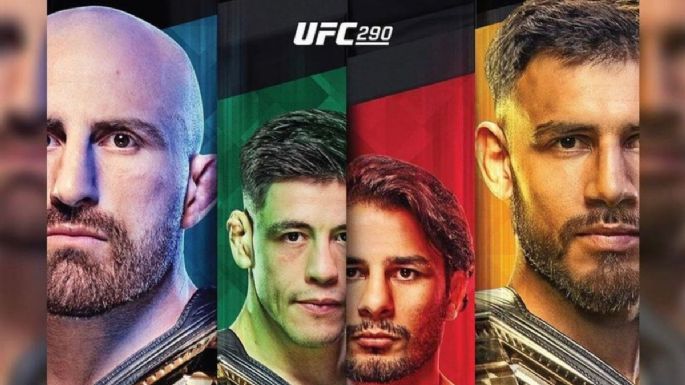 UFC 290: Horario, cartelera y dónde ver la pelea de Brandon Moreno y 'El Pantera' Rodríguez