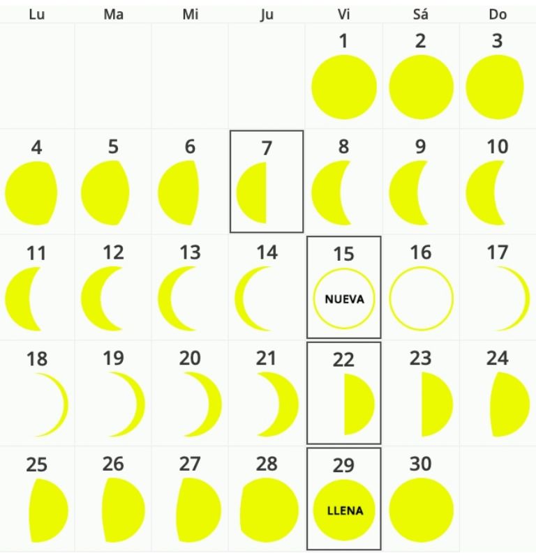 calendario de la luna llena de septiembre 2023 
