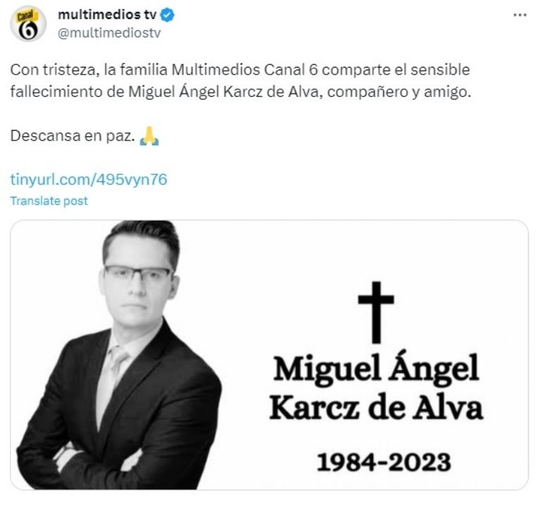 muere Miguel Ángel Karcz conductor de multimedios