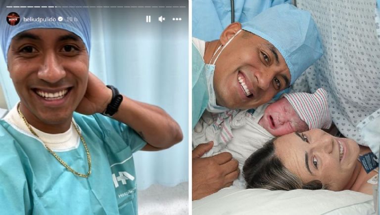 Heliud Pulido y Pamela Verdirame anuncian el nacimiento de su bebe