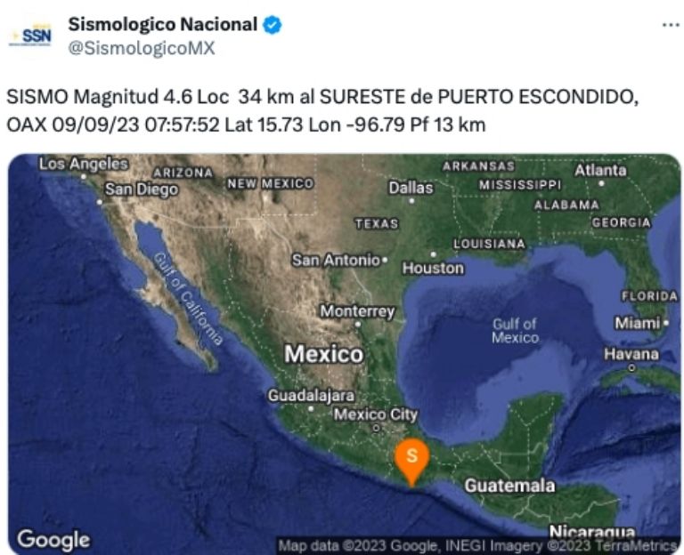 sismo de septiembre en mexico en el estado de oaxaca