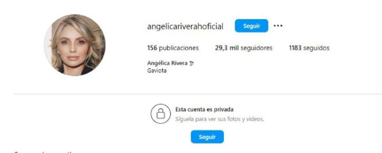 Angelica Rivera regresa a redes sociales