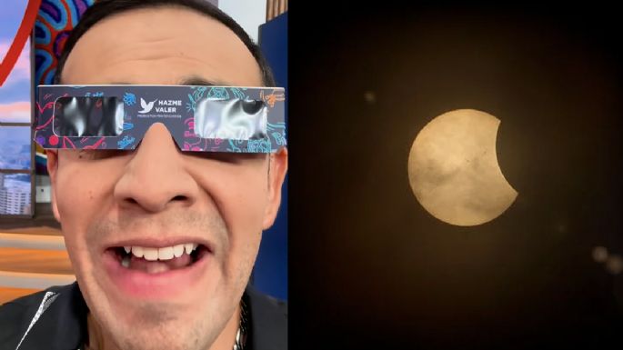 ¿Capi Pérez se lastimó los ojos tras ver el eclipse solar? El video que lo confirma