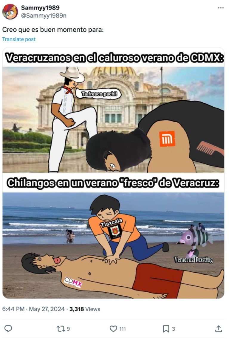 memes que dejo la ola de calor en los chilangos