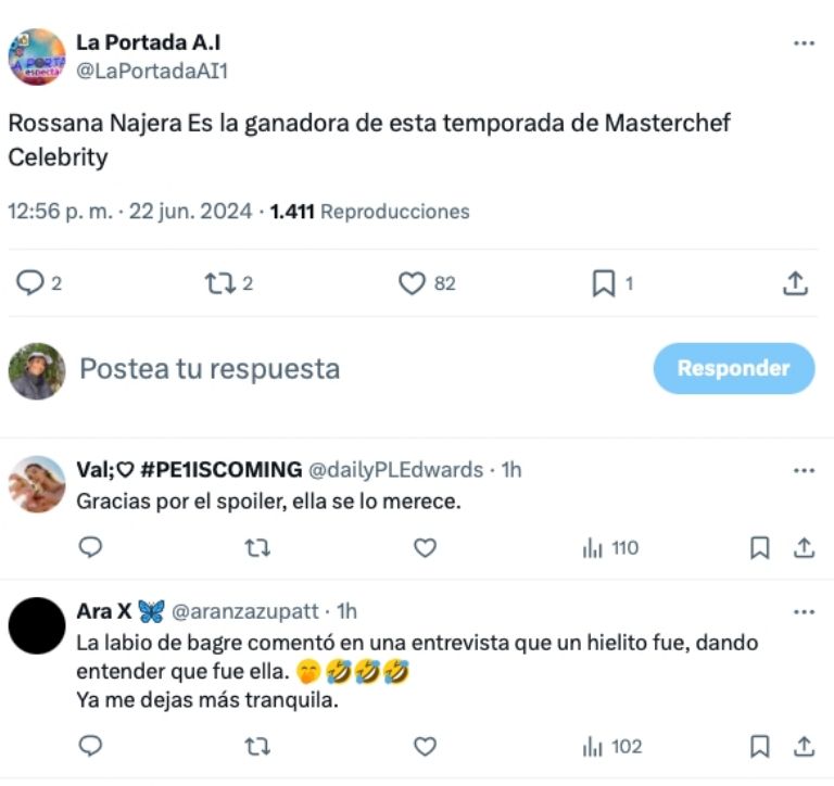 quién es la ganadora de Masterchef Celebrity 2024