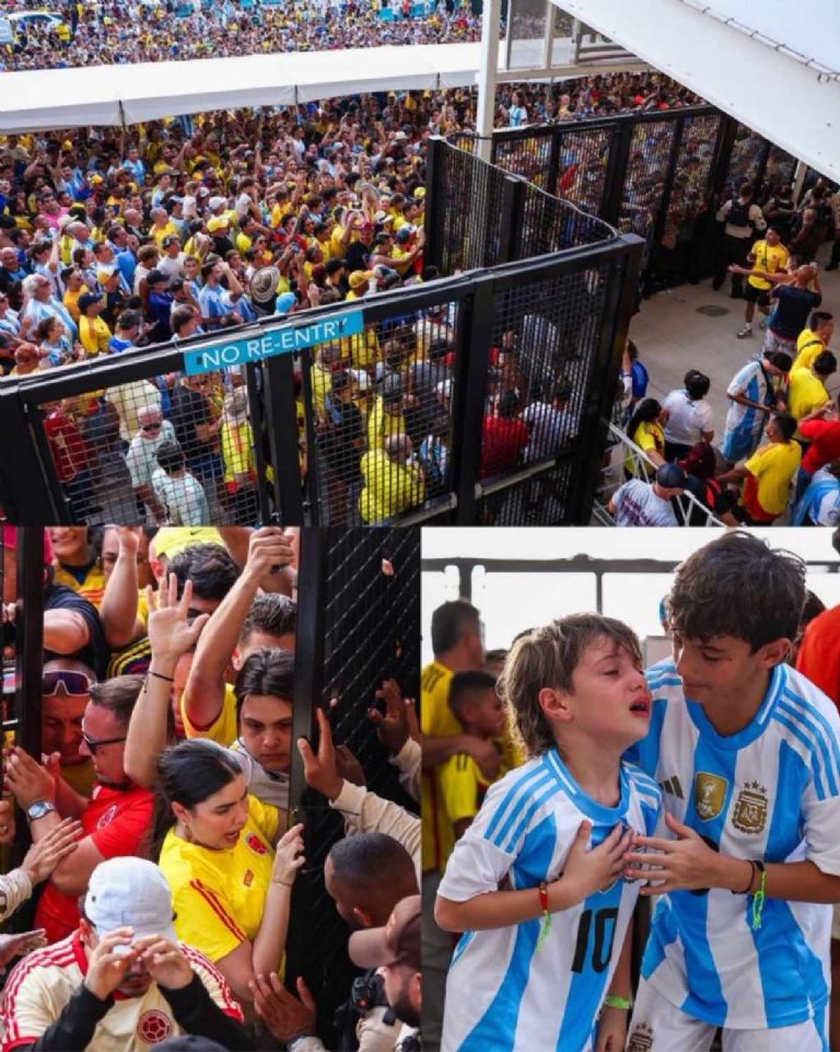 Se anunció retraso en la final de la copa América entre Argentina y Colombia por problemas causados desde los torniquetes.