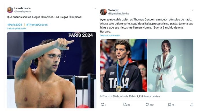 Thomas Ceccon: MEMES del nadador italiano más guapo de todo París 2024