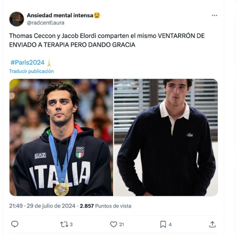 thomas ceccon es la sensacion de los juegos olimpicos y por eso tantos memes del nadador