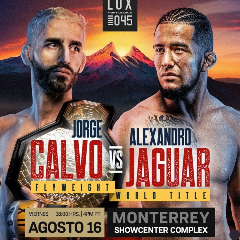 cuando y donde sera la pelea de jorge calvo vs alexandro jaguar