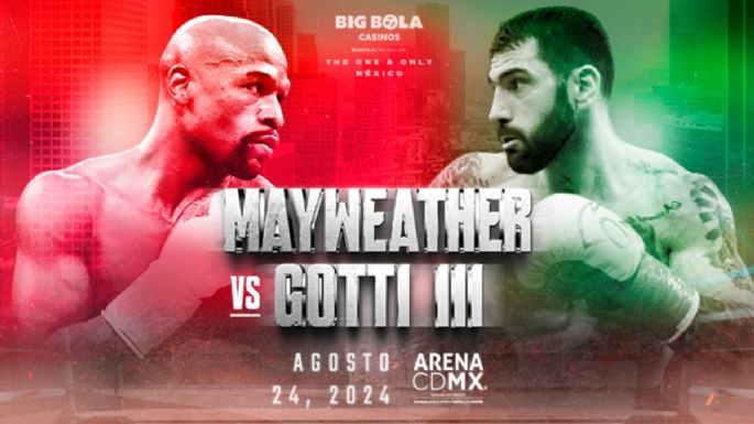 Floyd Mayweather vs John Gotti III: Horario, cartelera completa y dónde ver EN VIVO desde México