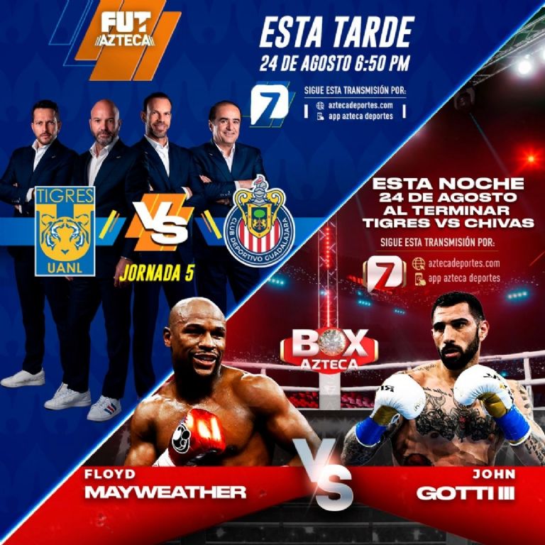 ¿Dónde ver la pelea de Floyd Money Mayweather sábado 24 de agosto?