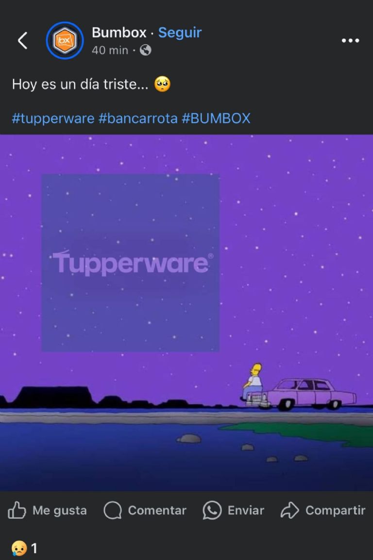 las redes reaccionaron con memes a la quiebra de tupperware