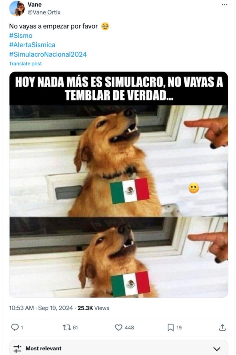 memes de las fallas en la alerta sismica