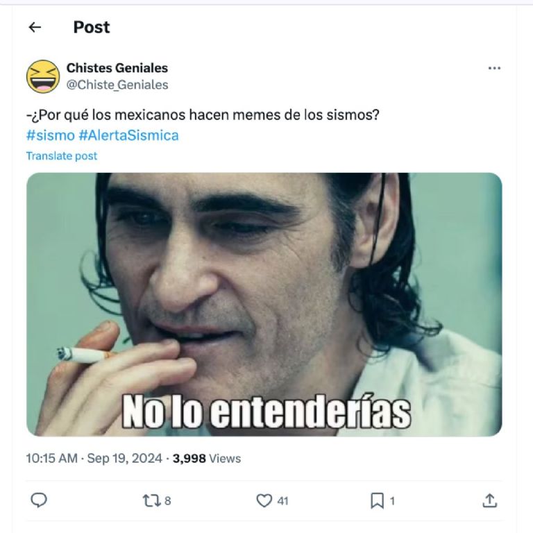 memes del sismo y alerta sismica