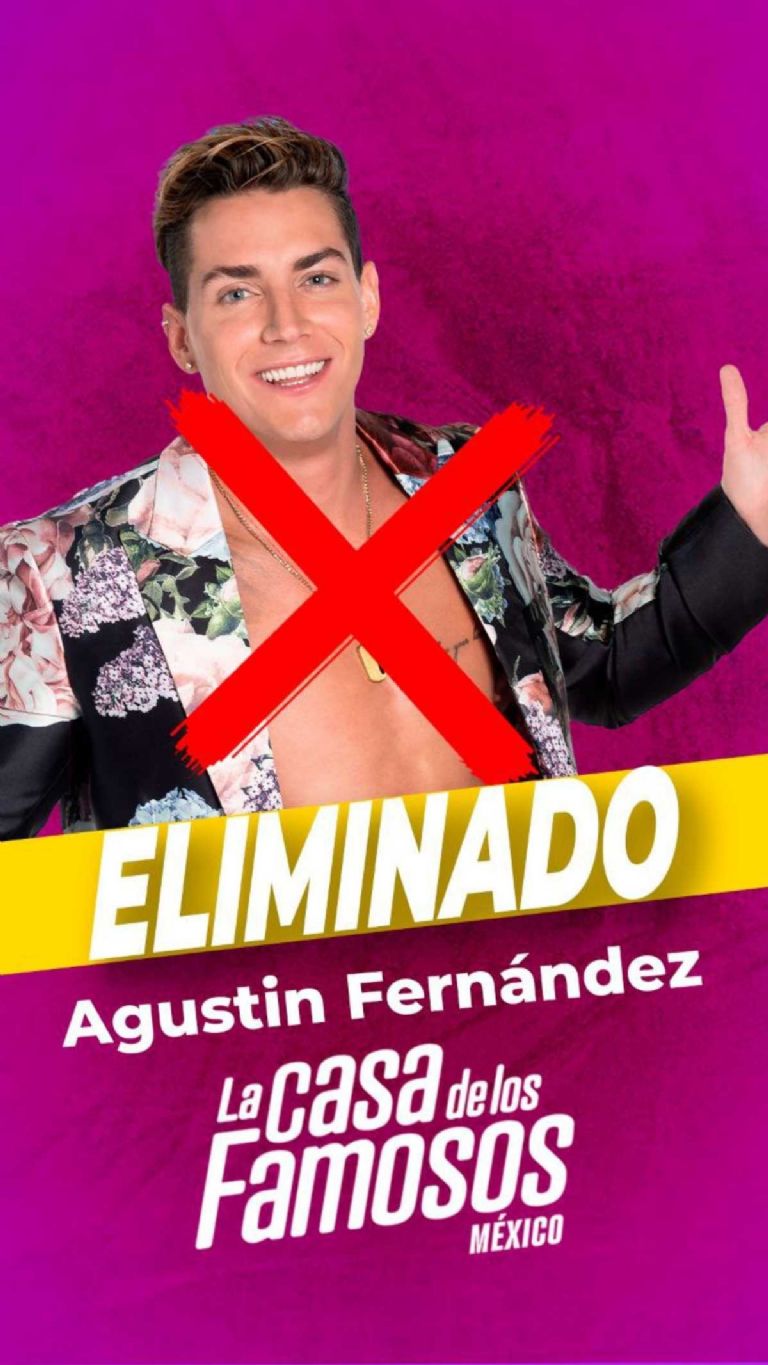 Agustín Fernández se convierte en eliminado de La Casa de los Famosos México este domingo 22 de septiembre