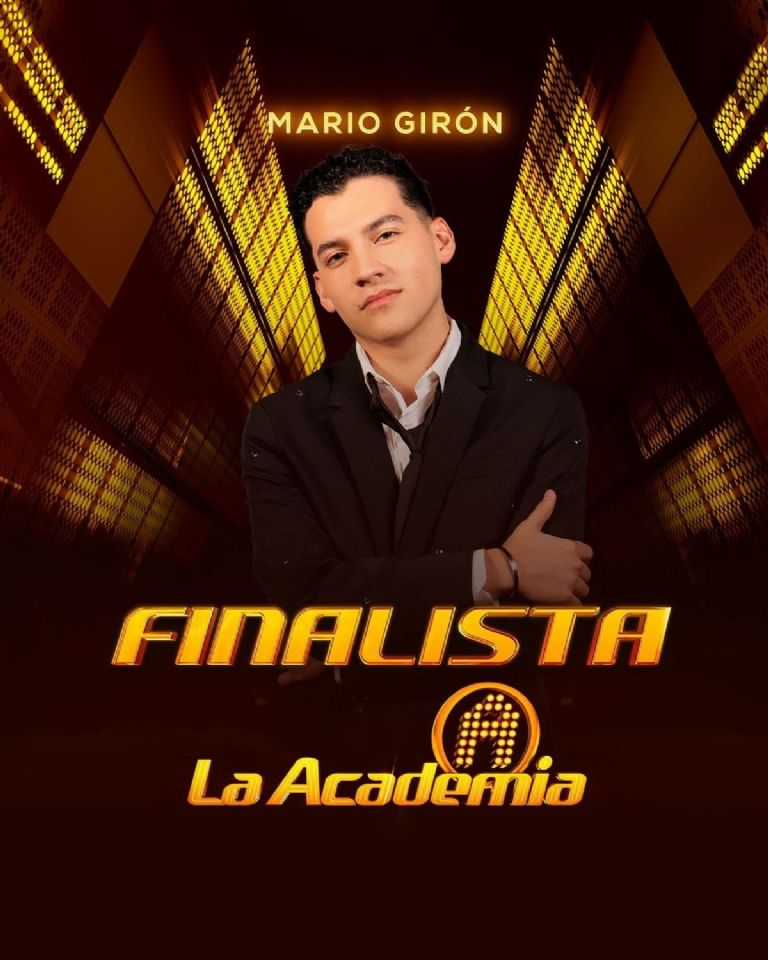 Mario Girón es el primer finalista de La Academia 2024